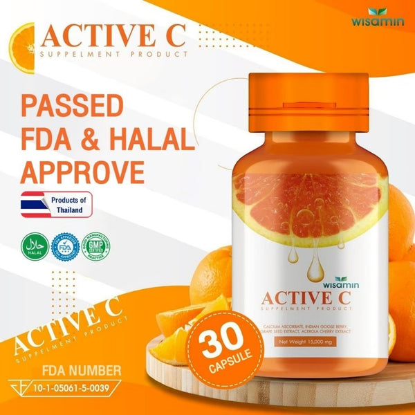 Active C Vitamin C 500mg 30 Capsules