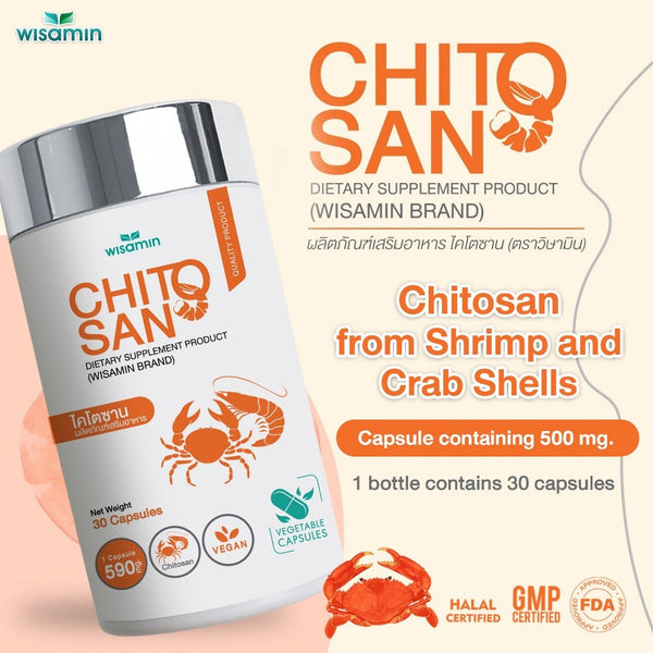 Chitosan 500mg | 30 Capsules