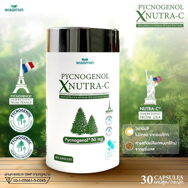Pycnogenol X Nutra-C 590mg Capsules | 30 Capsules