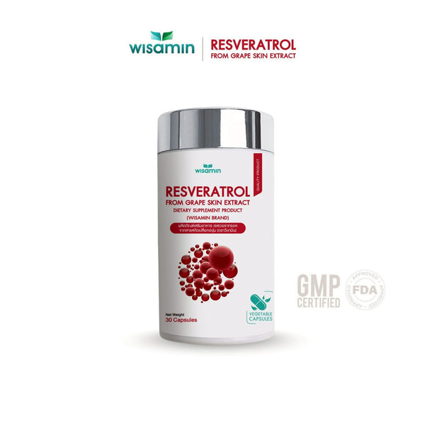 Resveratrol from Grape Skin Extract Capsule | 30 Capsules
