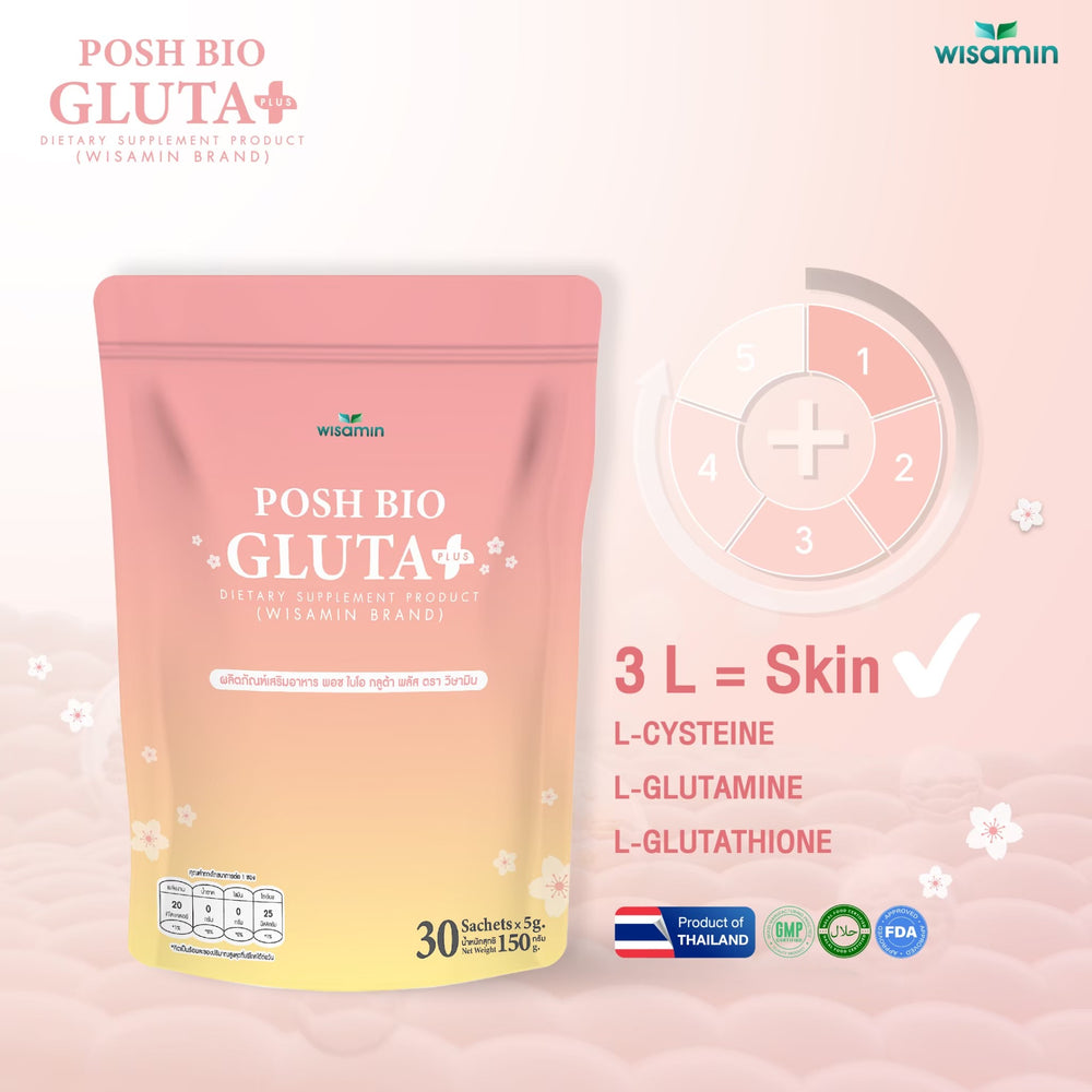 Posh Bio Gluta | 1 Bag (30 Sachets)