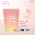 WISAMIN Posh Bio Gluta | Postbiotic (Probiotics + Prebiotics) + L-Glutathione | Halal Certified | 1 Bag (30 Sachets)