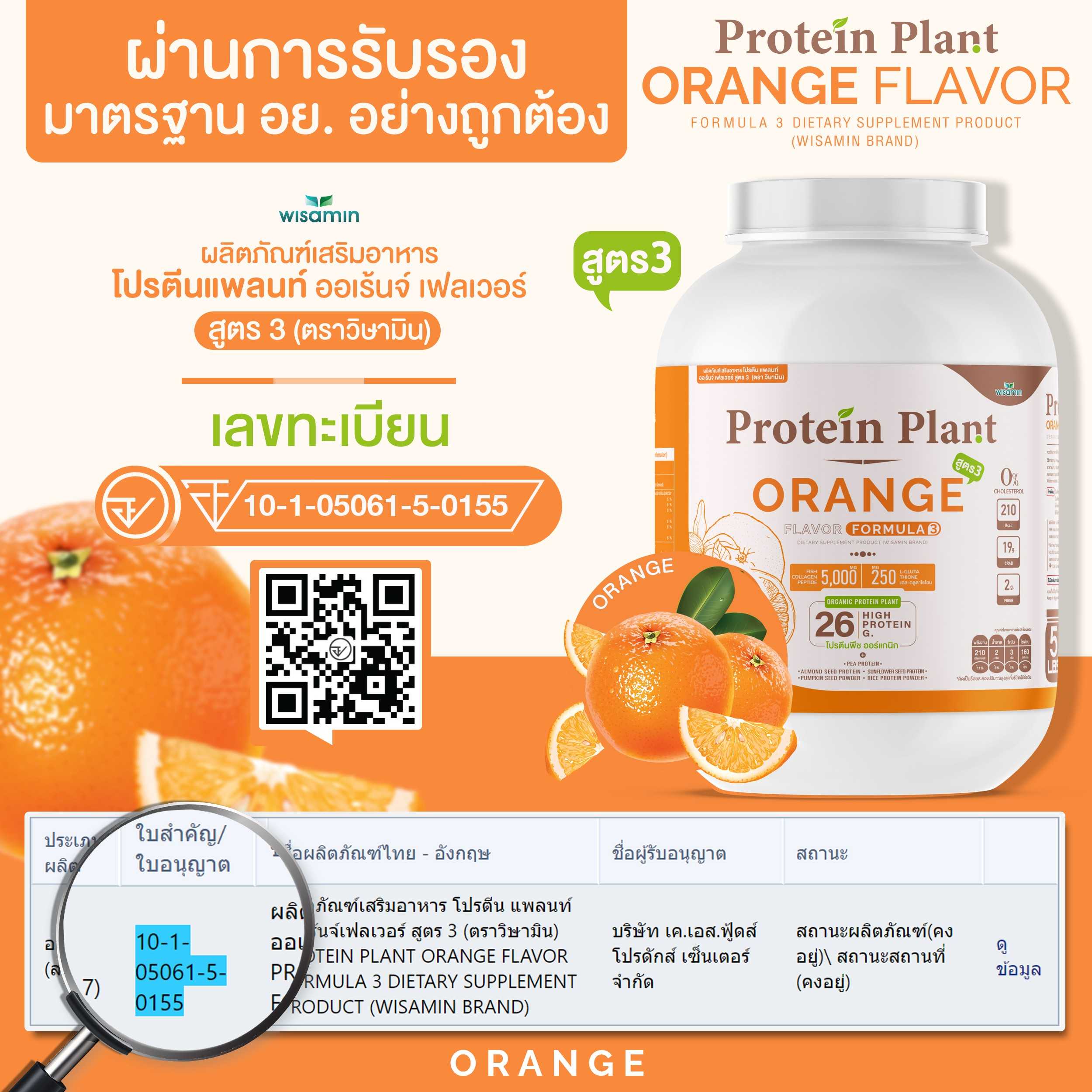 WISAMIN Plant Protein Formula 3 | 2.27 kg (5 lb) | 11 Flavors | Halal | Organic | Collagen Peptide | L-Glutathione