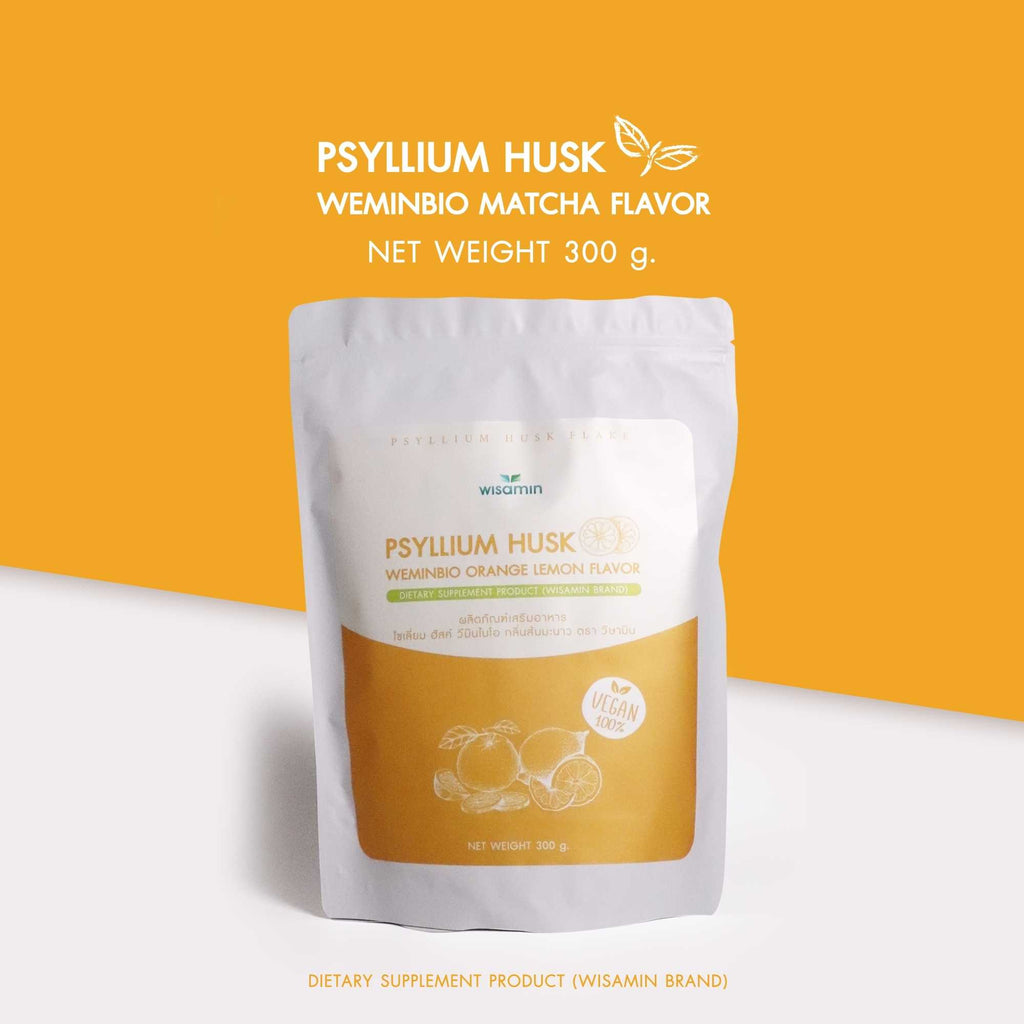 WISAMIN WEMINBIO Psyllium Husk + Probiotics Fiber Drink | 5 Flavors | 300g per Bag | Vegan | Non-GMO | Halal Certified