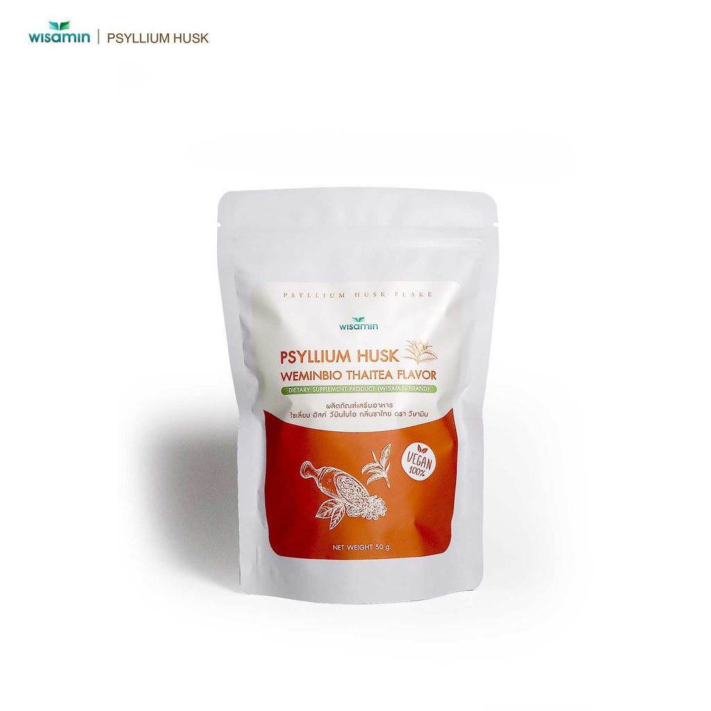 WISAMIN WEMINBIO Psyllium Husk + Probiotics Fiber Drink | 5 Flavors | 50g per Bag | Vegan | Non-GMO | Halal Certified