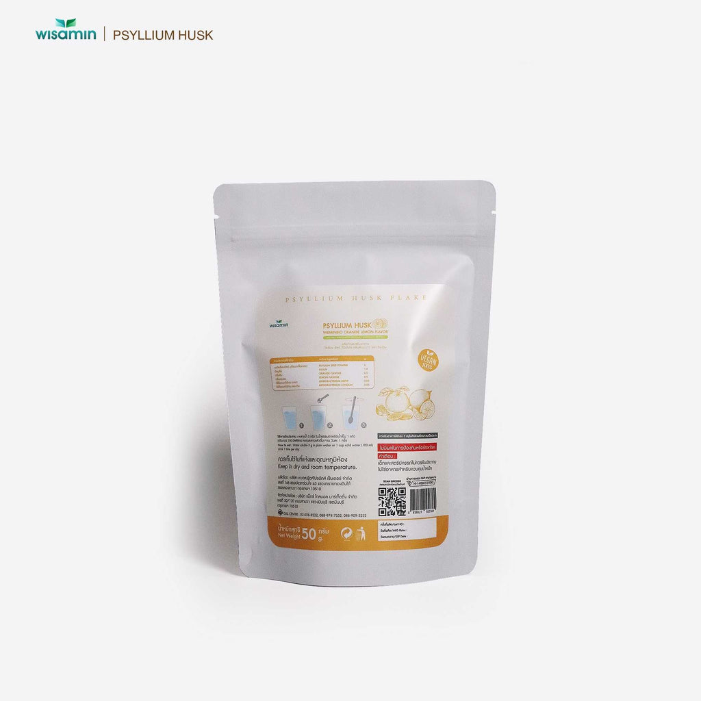 WISAMIN WEMINBIO Psyllium Husk + Probiotics Fiber Drink | 5 Flavors | 50g per Bag | Vegan | Non-GMO | Halal Certified