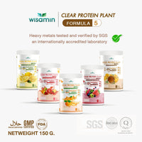 Clear Plant Protein Peptide Formula 5 | 150g | 5 Flavours
