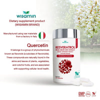 Resveratrol from Grape Skin Extract Capsule | 30 Capsules
