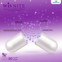 Wis Nite | 1,100mg Vegetable Capsules | 30 Caps