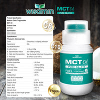 100% Pure Coconut MCT Oil C8+C10 | Liquid 250ml