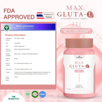 MAX GLUTA-L 1,000 mg | 30 Capsules