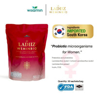 LADIIZ WEMINBIO Probiotics for Women | 30 Sachets