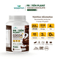 WISAMIN Plant Protein Formula 4 | High protein 18-22g | 900g 2LBS | 14 Flavors | Halal Certified | Organic | Probiotics & Vitamin-Mineral Blend
