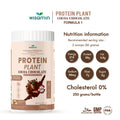 WISAMIN Plant Protein Formula 1 | High protein 27-30g | 10 Flavors | 250g | Organic | Halal | Soy-Free | Non-GMO | No Added Sugar