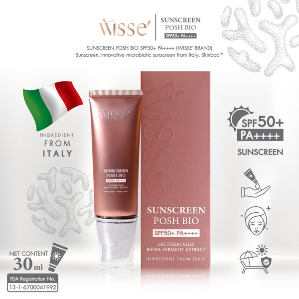 WISSE SUNSCREEN POSH BIO SPF50+ PA++++ | 30 ml