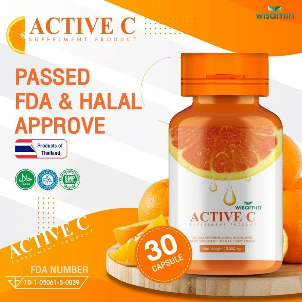 Active C Vitamin C 500mg 30 Capsules
