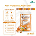 WISAMIN Whey Protein Isolate | 225g per Jar | 11 Flavors | Halal Certified | Non-GMO | Gluten-Free