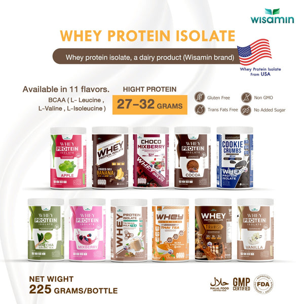 Whey Protein Isolate | 225g | 11 Flavours