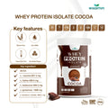 WISAMIN Whey Protein Isolate | 225g per Jar | 11 Flavors | Halal Certified | Non-GMO | Gluten-Free