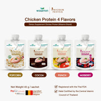 Chicken Protein Hydrolyzed | 45g Ready-to-Mix Sachet | 4 Flavours