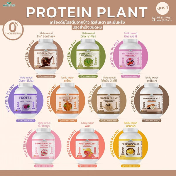 Plant Protein Formula 1 | 2.27 kg (5LB) | 10 Flavours