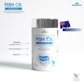 WISAMIN Fish Oil 1000mg Capsules | Omega Fish Oil Supplement | 60 Capsules | Halal Certified