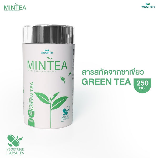 MINTEA Natural Green Tea Extract 327 mg | 30 Capsules
