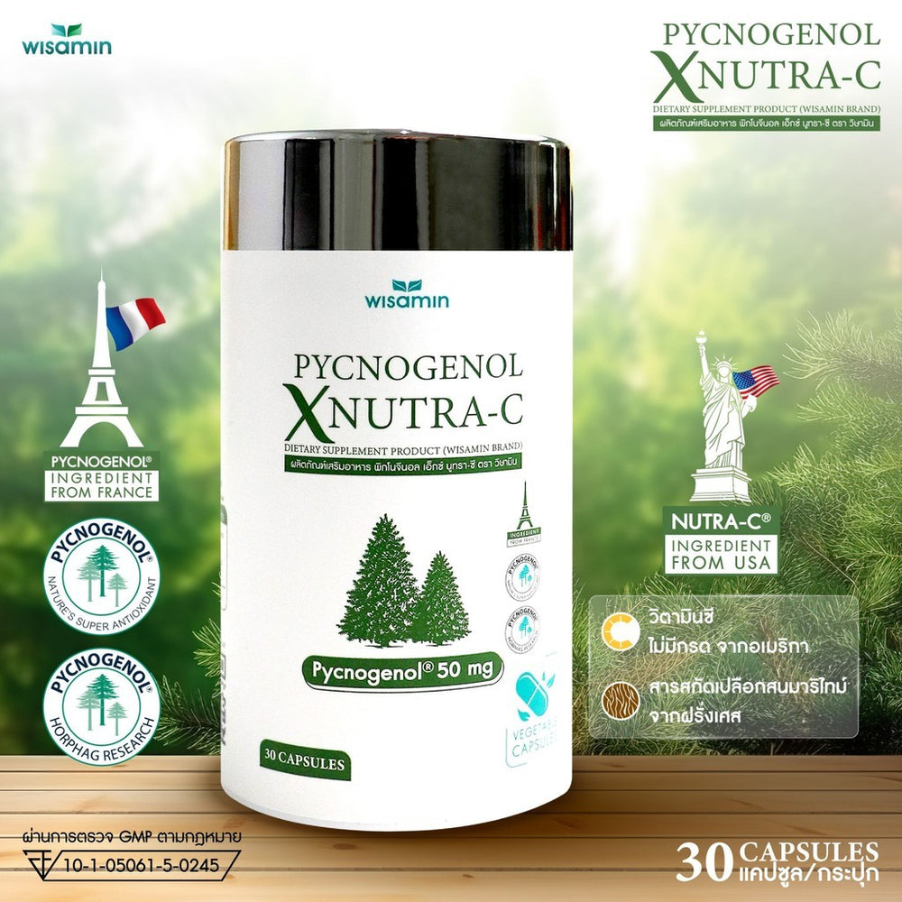 Pycnogenol X Nutra-C 590mg Capsules | 30 Capsules