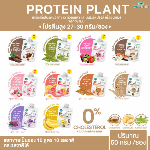 Plant Protein Formula 1 | 50g Ready-to-Mix Sachet | 10 Flavours