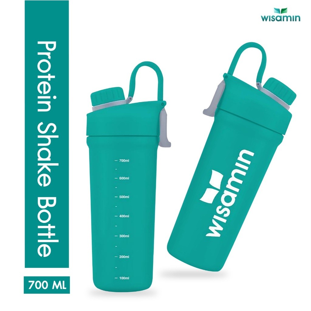 WISAMIN Protein Shaker Bottle | 700ml | 304 Stainless Steel | BPA Free | Food Grade | 1 Piece