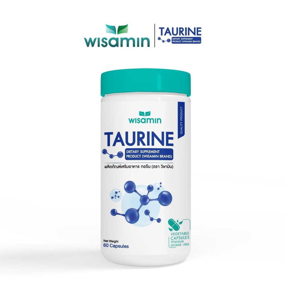 WISAMIN Taurine 500mg 60 Capsules - 1