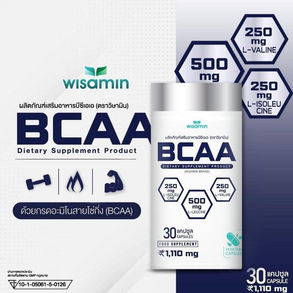 BCAA 1,000mg | 30 Capsules